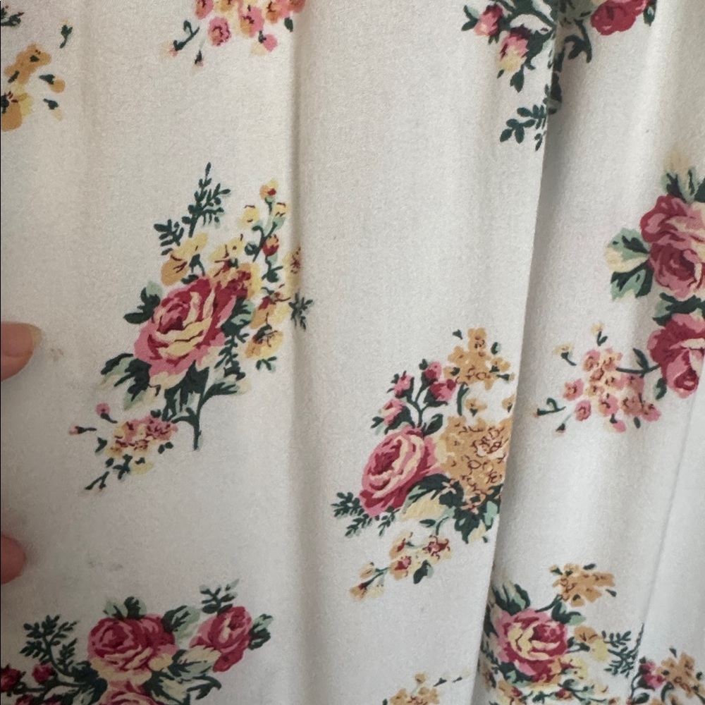 April Cornell Good Old Summertime Floral Boho Cottagecore Midi Dress size XL - Picture 3 of 8